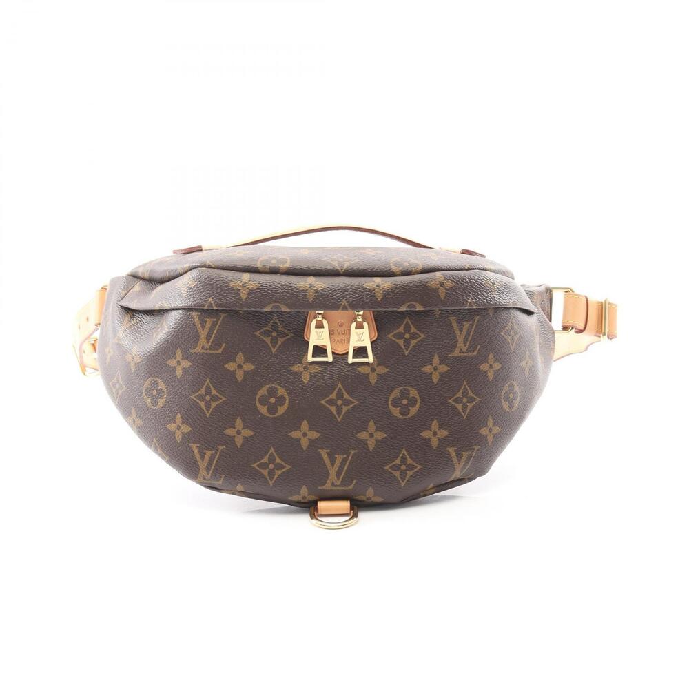 Louis Vuitton Bum Bag Waist Body Bum Crossbody Belt Leather Brown